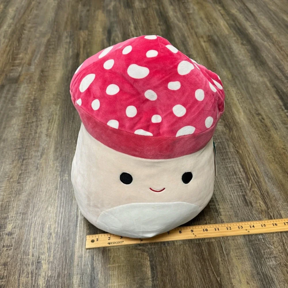 Kellytoy Squishmallows Malcolm Mushroom Plush‎ Toy 16 inch NWT